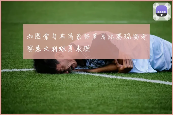 加图索与布冯亲临罗马比赛现场考察意大利球员表现